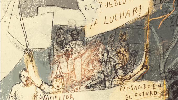 En medio del conflicto, organizaciones han aguantado y defendido sus reivindicaciones.